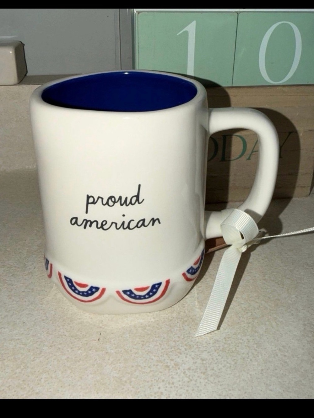 Rae dunn proud American mug